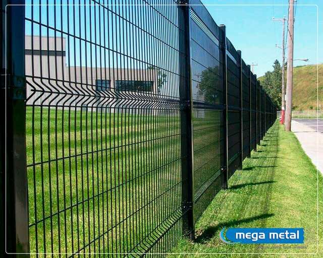 Portões em chapa metálica cortada a laser pela Mega Metal
